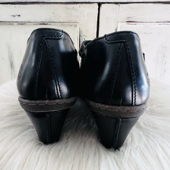 Dr Martens Black Leather Semira Mary Jane Heels Doc Martens - Womens Size 10 - Picture 6 of 9